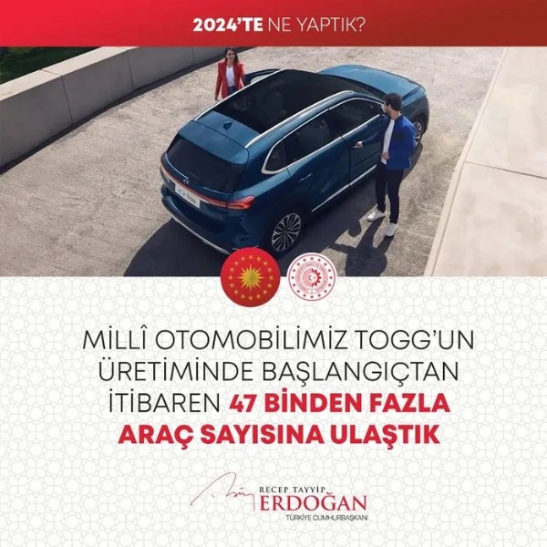 Cumhurbaşkanı Erdoğan, 2024'te yapılan hizmetleri tek tek paylaştı: Gece gündüz demeden aşkla çalıştık